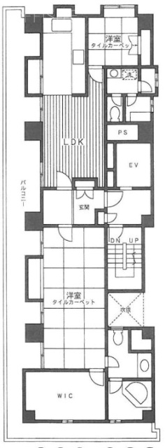 サンモール第3マンション701 間取り図