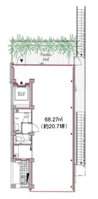 ESCALIER麹町4F 間取り図