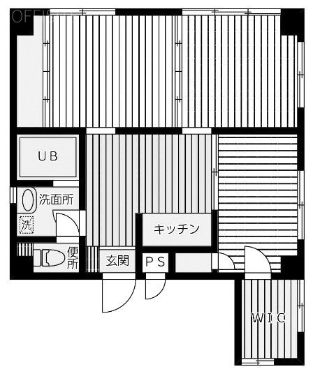 Kビル3F 間取り図