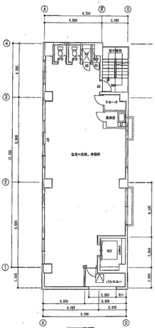 共益外神田ビル8F 間取り図