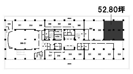 有楽町ビル3F 間取り図