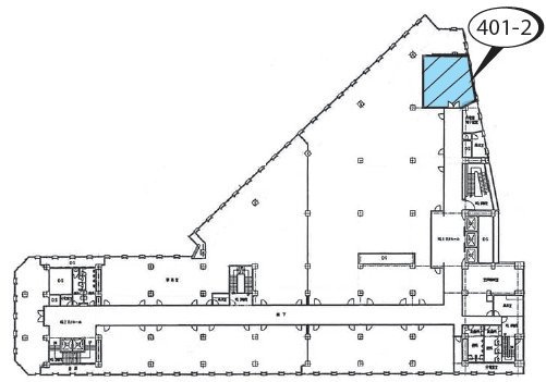 新橋駅前ビル1号館401-2 間取り図