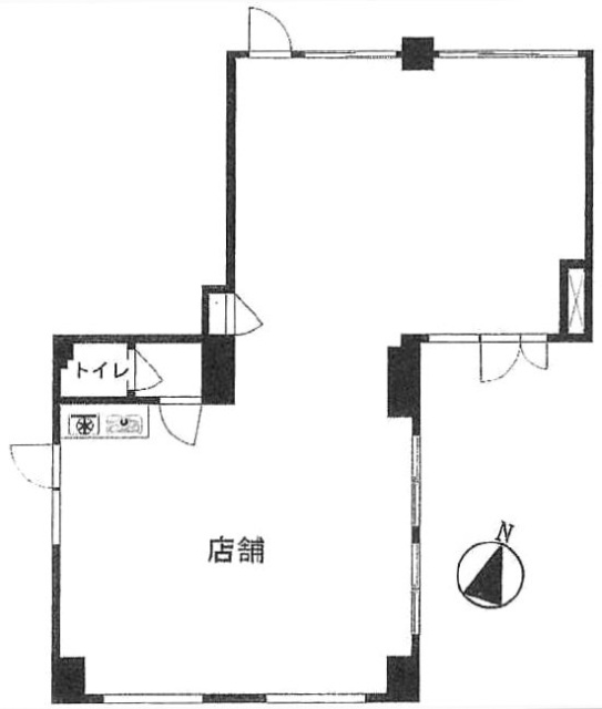 渡辺ビル1F 間取り図