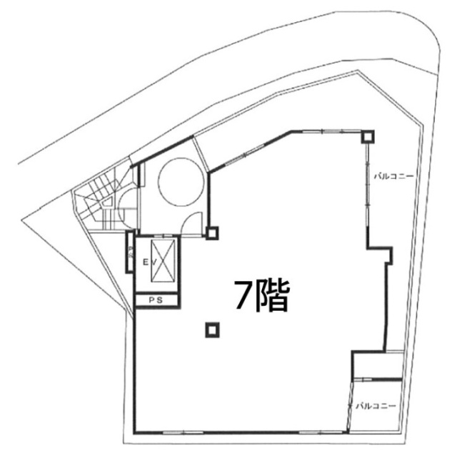 渋谷クロスロード7F 間取り図