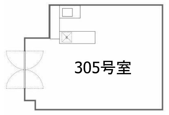 中目黒アトラスタワー305 間取り図