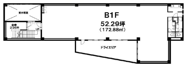 ブルースカイ千駄ヶ谷ビルB1F 間取り図