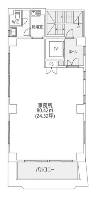 志村第2ビル5F 間取り図