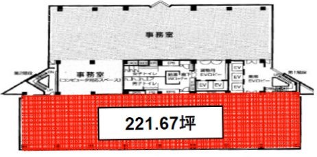 サンイースト辰巳3F 間取り図