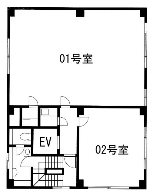 沼田ビル301 間取り図