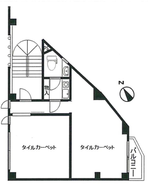高野ビル2F 間取り図