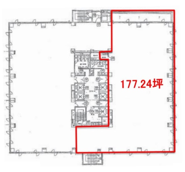 柳橋ファーストビル9F 間取り図