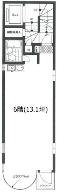 Gポイントビル6F 間取り図