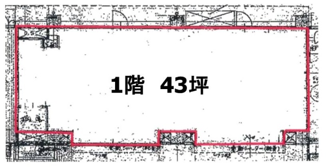 代田ウエスト1F 間取り図