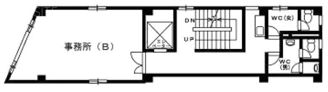玉川ビルB 間取り図