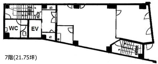 ユニテビル7F 間取り図