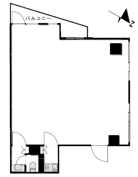 南青山オークビル301 間取り図