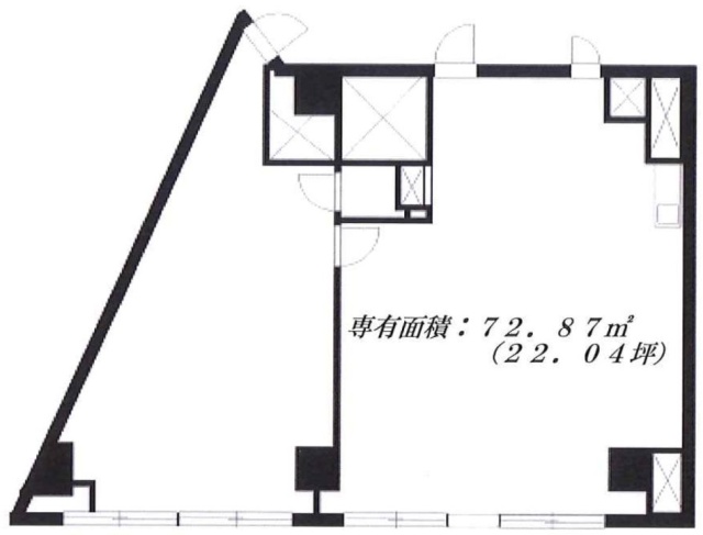 代々木エアハイツ209 間取り図