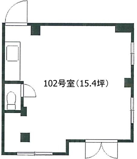 コーポ住田102 間取り図