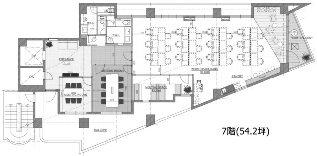 CANAL GATE SHIBAURA7F 間取り図