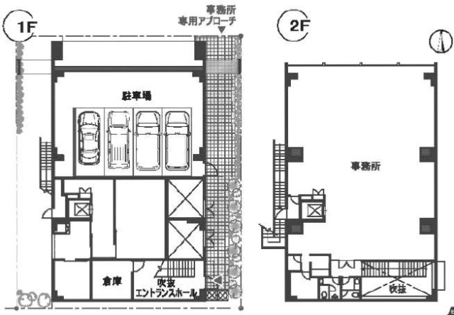 グローバルK1F～2F 間取り図