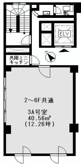 リッツ銀座A 間取り図