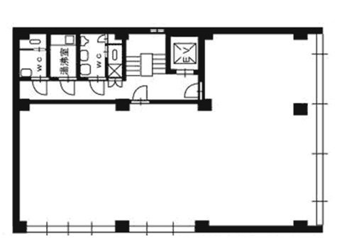 第2長谷川ビル4F 間取り図