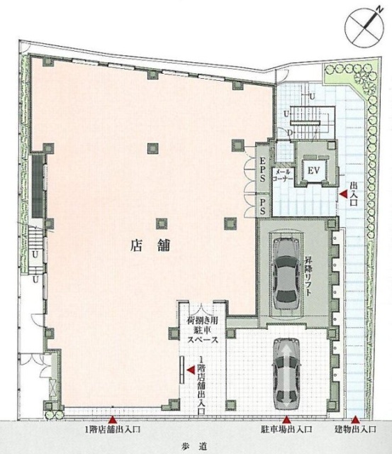 グリーンオーク高輪台1F 間取り図