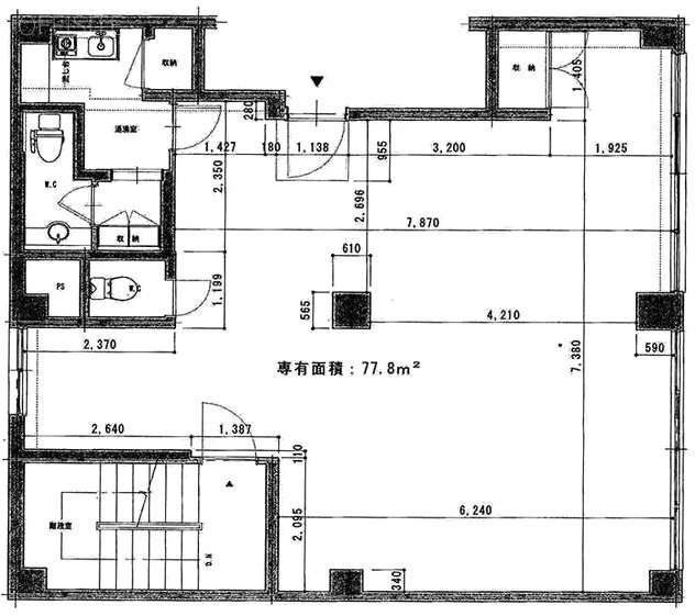 布福ビル2F 間取り図
