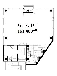第16スカイビル601 間取り図