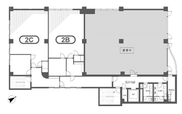 南青山第1韮澤ビルC 間取り図