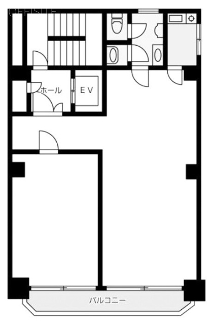 ベルズ大森2F 間取り図