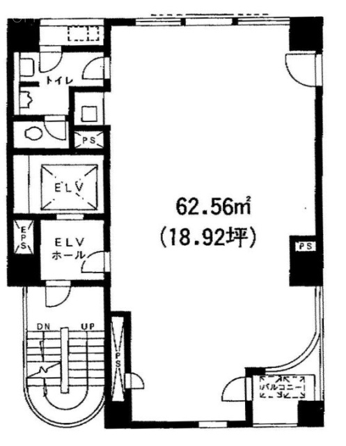 芝松宮ビル7F 間取り図