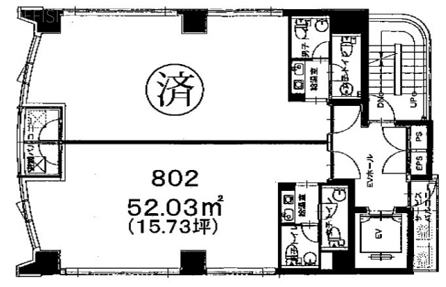 ヨシダFGビル802 間取り図