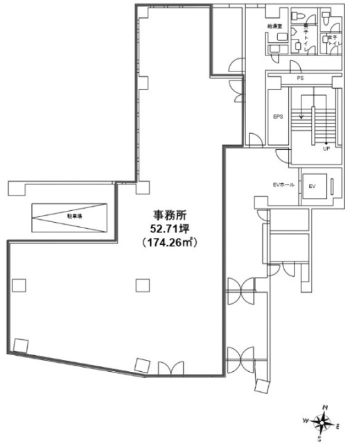 HF湯島ビルディング1F 間取り図