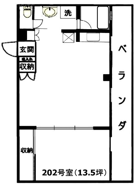 モン・パピール202 間取り図
