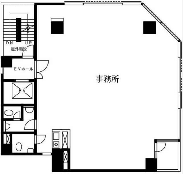 山田屋ビル4F 間取り図