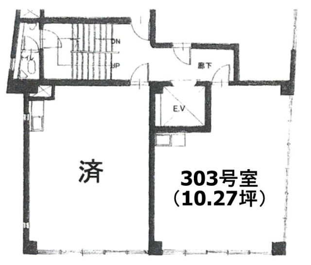 西武会館303 間取り図