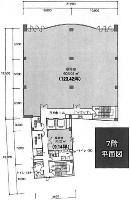 ティファニー銀座ビル7F 間取り図