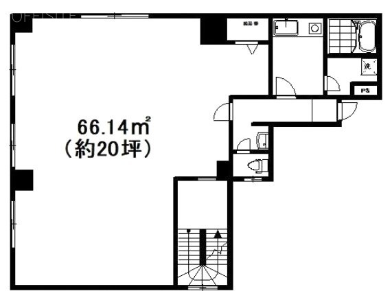 サンエイビル602 間取り図