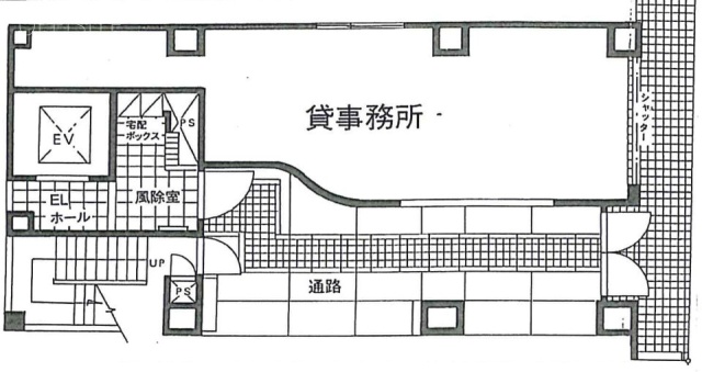 四番館ビル1F 間取り図