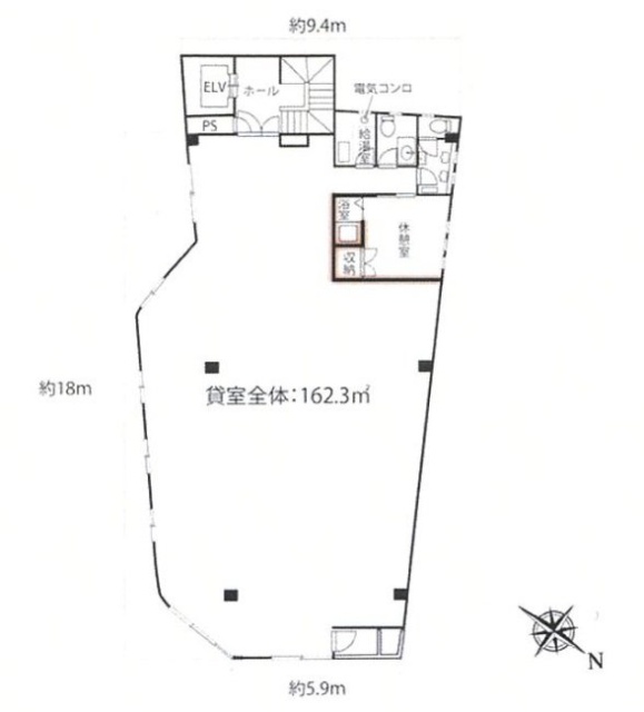 ピア・コヤマ2F 間取り図