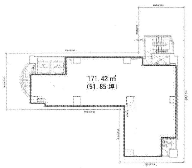 ブロンズビル7F 間取り図