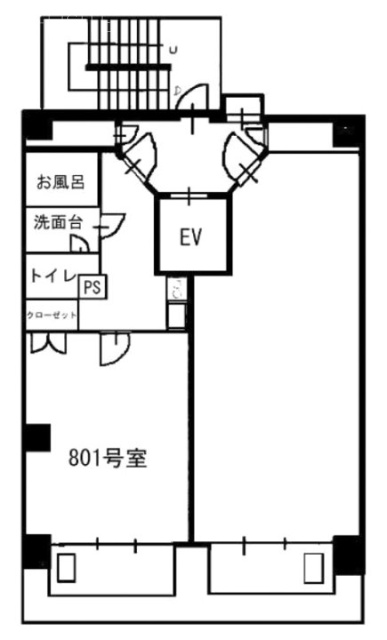 アルタ平河町ビル801 間取り図