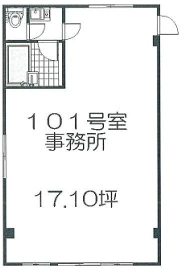 ボルベール四谷1F 間取り図