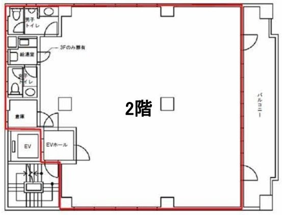 一口坂TSビル2F 間取り図