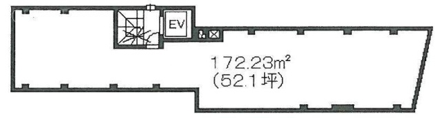 渋谷2丁目(新免)ビル4F 間取り図