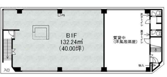 ルナ大住B1F 間取り図