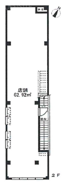 グリーンビル国立2F 間取り図