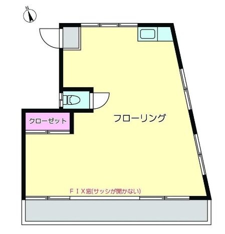 第1菅谷ビル302 間取り図