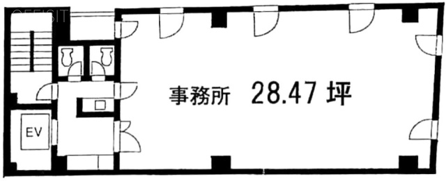 エイム東京九段ビル2F 間取り図